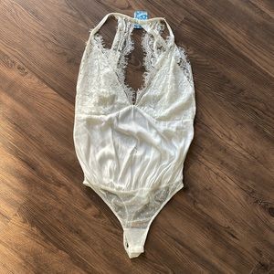 Free People Lace Bodysuit